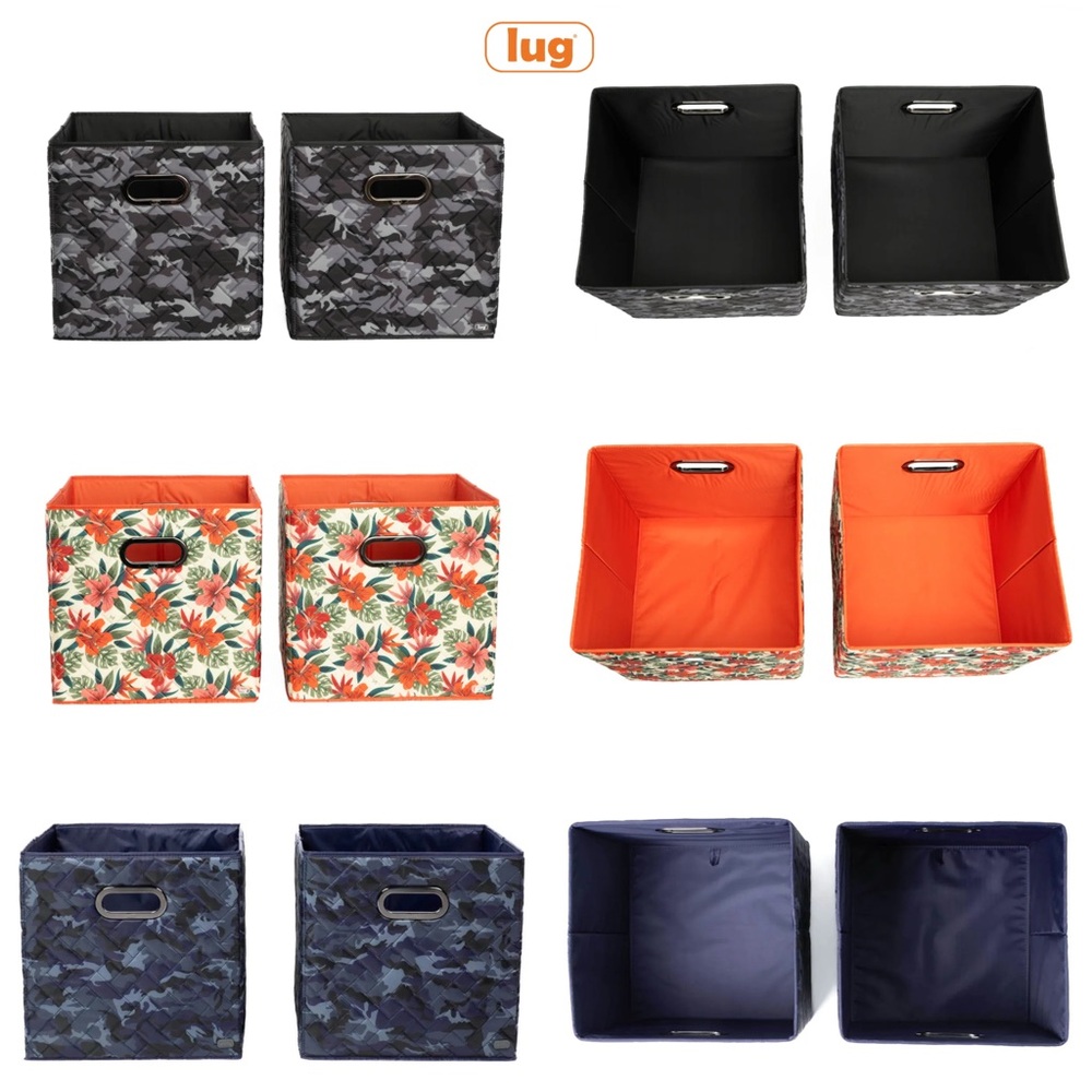 Lug Cargo 2pc Collapsible Bins NWT